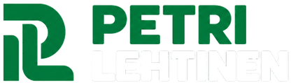 Petri Lehtinen logo (tumma pohja)